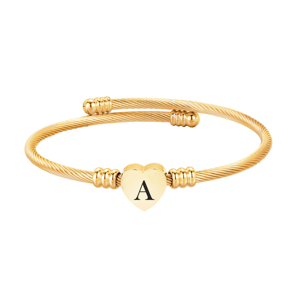 Brazalete Corazón Dorado