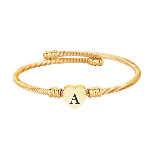 Brazalete Corazón Dorado