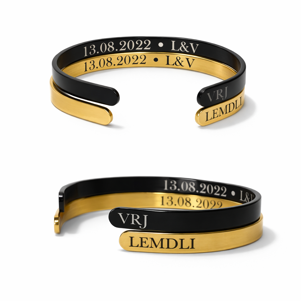 Par de Brazaletes Rigidos Ajustables