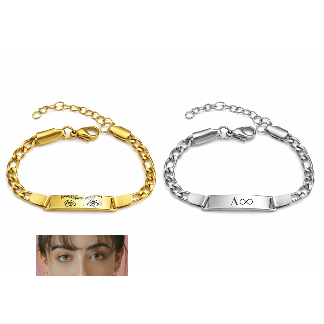Brazalete Esclava Delgada Personalizable
