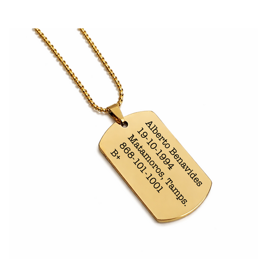 Collar Militar Dorado